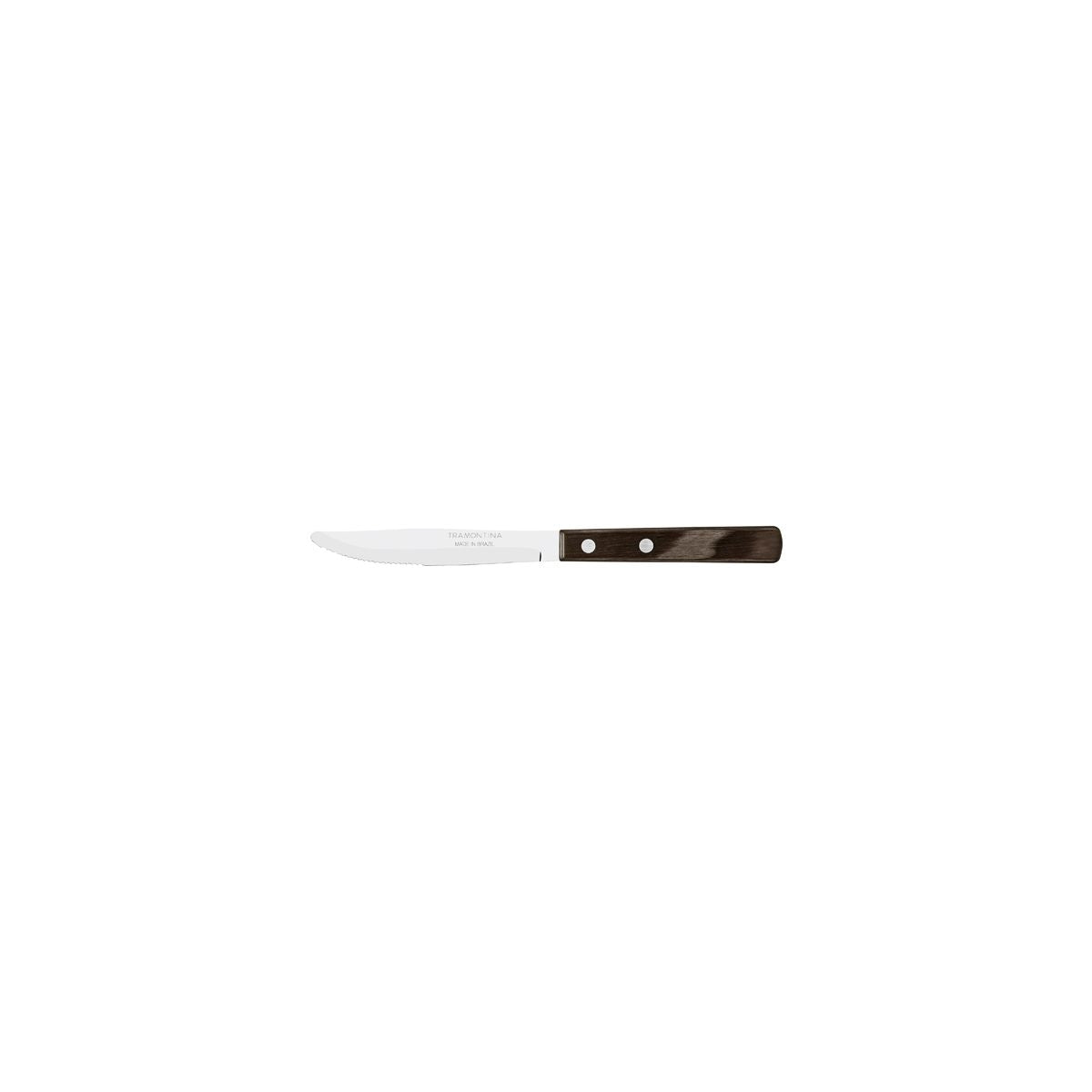Tramontina Polywood Inch Steak Knife 1-Serrated Narrow Brown: Pack of 60