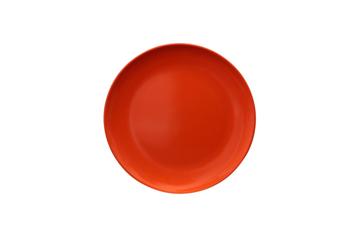 Serroni Melamine Plate 20Cm - Orange