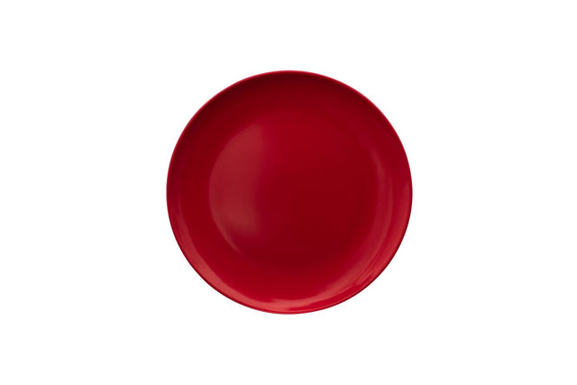 Serroni Melamine Plate, Red - 200mm: Pack of 6