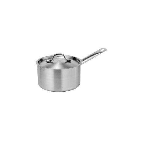 Saucepan W/Lid 200X120Mm Stainless Steel Tri-Ply 4.0Lt
