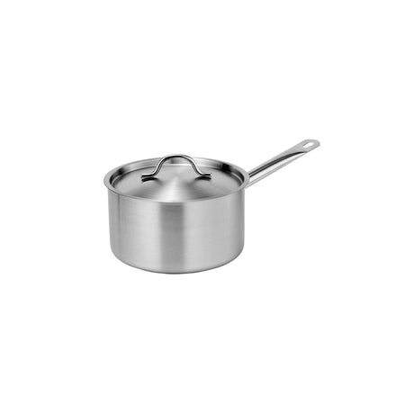  Saucepan W/Lid 220X130Mm Stainless Steel Tri-Ply 5.0Lt