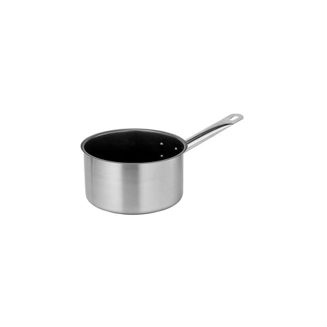  Non Stick Saucepan W/Lid 200X120Mm Stainless Steel Tri-P 4.0Lt