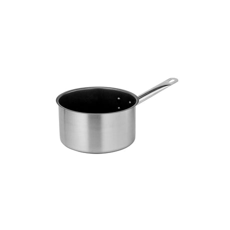  Non Stick Saucepan W/Lid 220X130Mm Stainless Steel Tri-P 5.0Lt