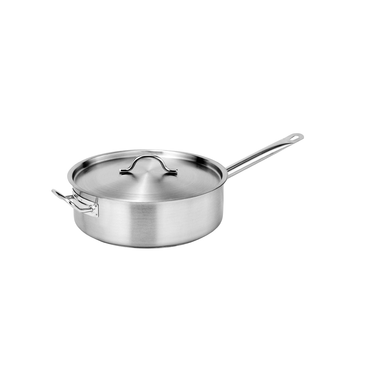  Saute Pan W/Lid 300X100Mm Stainless Steel Tri-Ply 7.0Lt