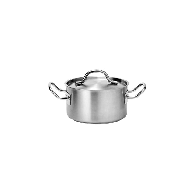  Sauce Pot W/Lid 160X95Mm Stainless Steel Tri-Ply 2.0Lt