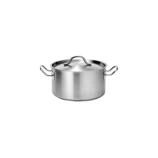  Sauce Pot W/Lid 220X130Mm Stainless Steel Tri-Ply 5.0Lt