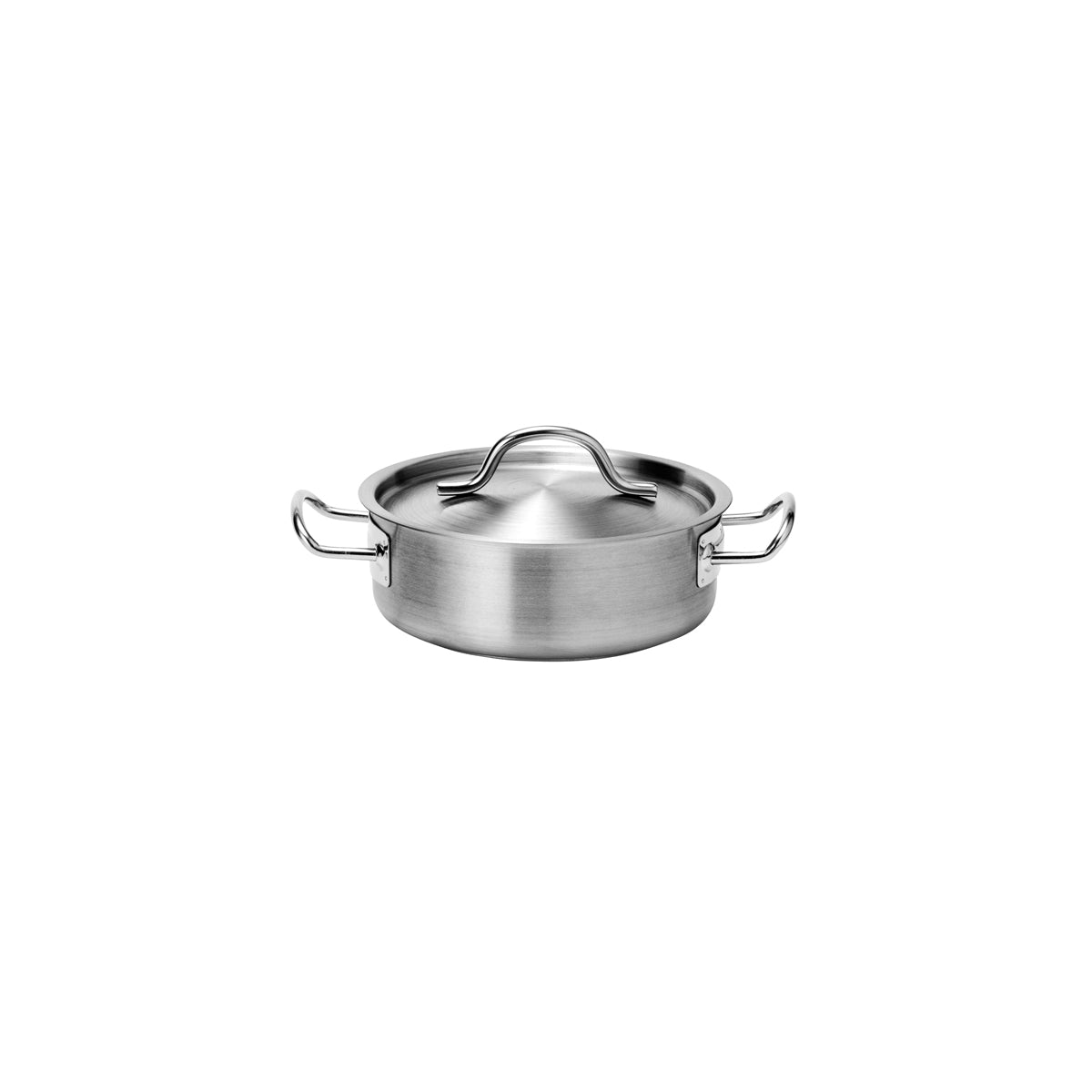  Low Castainless Steelerole W/Lid 180X65Mm Stainless Steeltri-Ply 1.6Lt