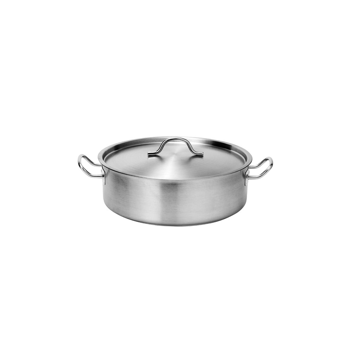  Low Castainless Steelerole W/Lid 300X100Mm Stainless Steeltri-Ply 7Lt