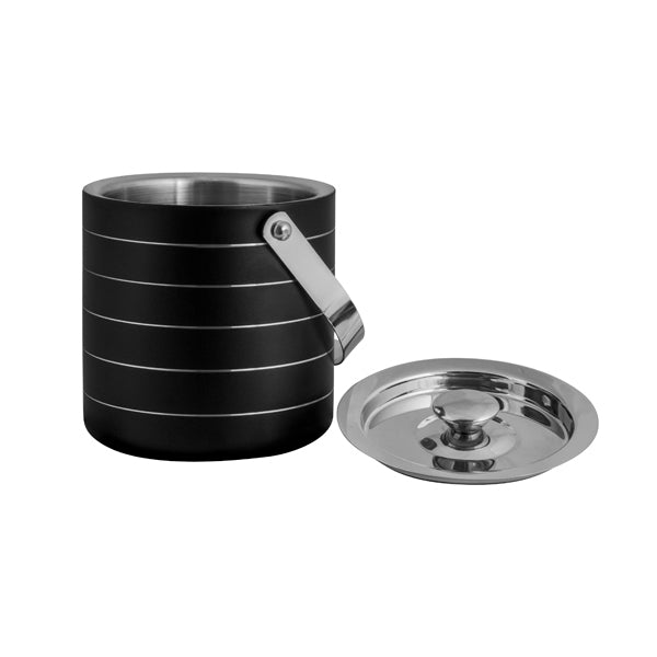 Ice Bucket with lid, 170mm - Black