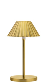 Aruba Led Cordless Lamp 230mm Brushed Gold: Pack of 6