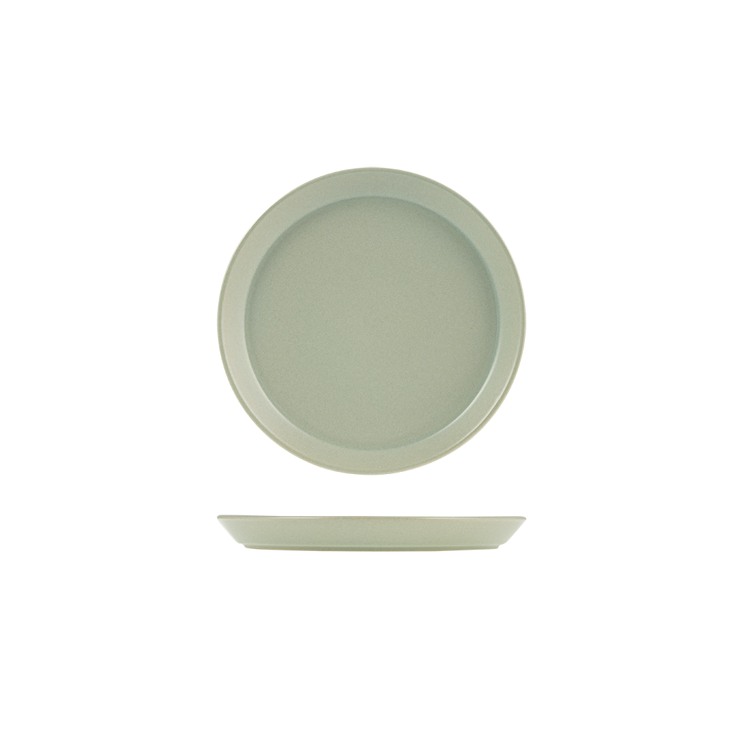 Zuma Pearl Pistachio - Tapered Plate 200mm: Pack of 6
