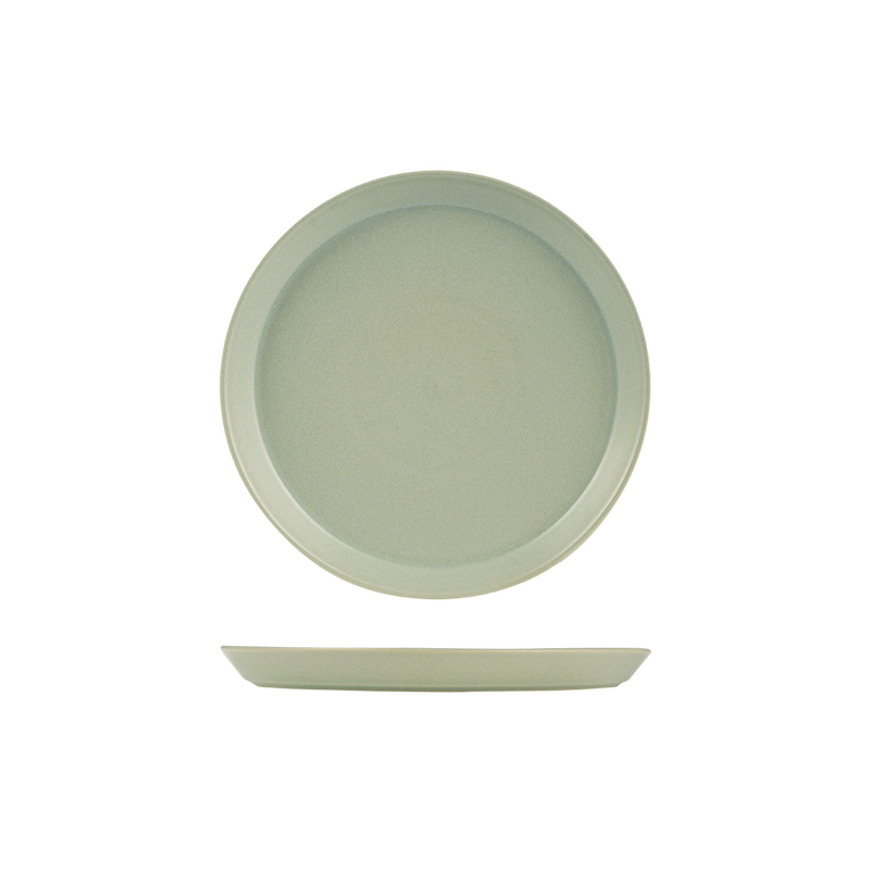 Zuma Pearl Pistachio - Tapered Plate 240mm: Pack of 6