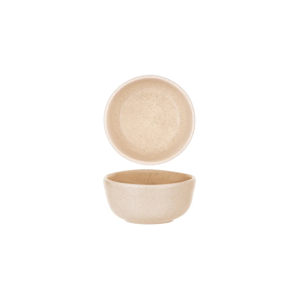 Naturals Round Deep Bowl - 167x85mm, Sierra Beige: Pack of 3