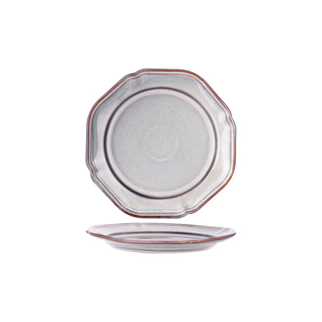 Tablekraft Provincial Vintage Plate Rim 274X29Mm Ivory Mist: Pack of 3