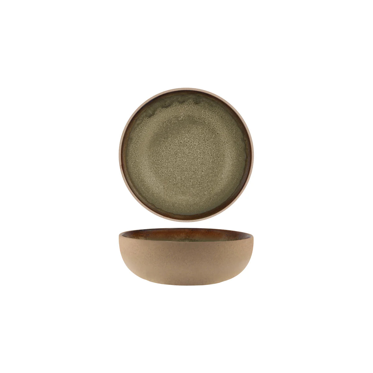 Soho Burnt Sienna Round Deep Bowl 170x55mm: Pack of 6