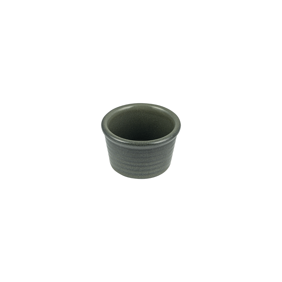 Ramekin-Ribbed, 85mm /50mm H, Forest: Pack of 6