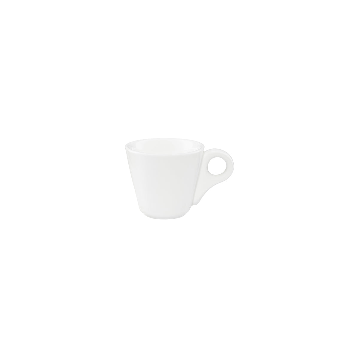 Core White Espresso Cup V-Shape 70ml  86x58mm: Pack of 12