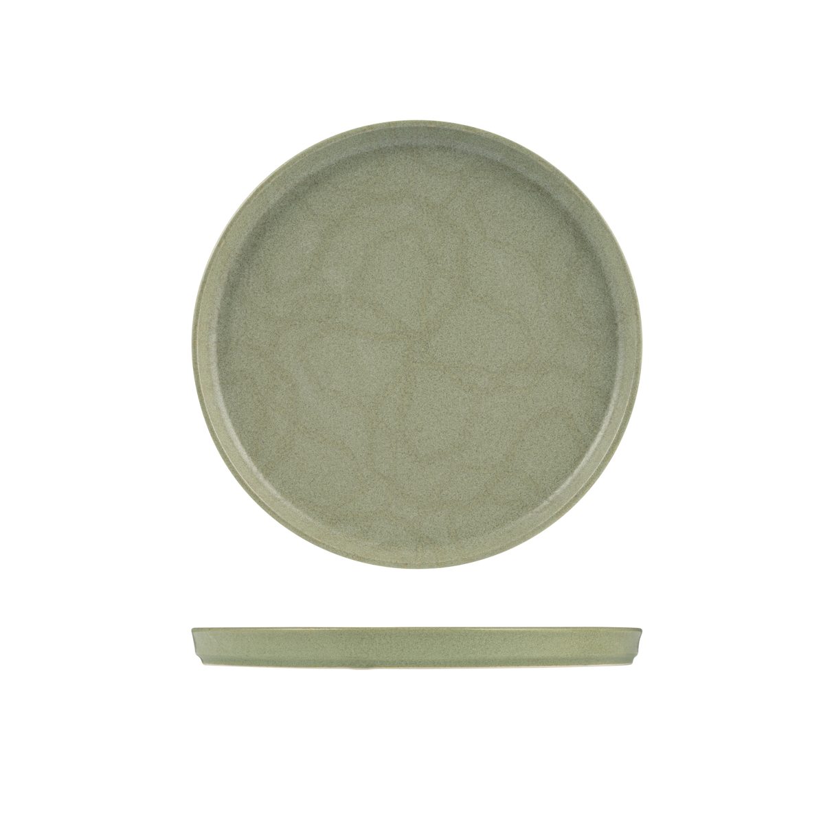 Round Walled Plate 270mm  22mm H NMC Maze Kale - Pack Of 6
