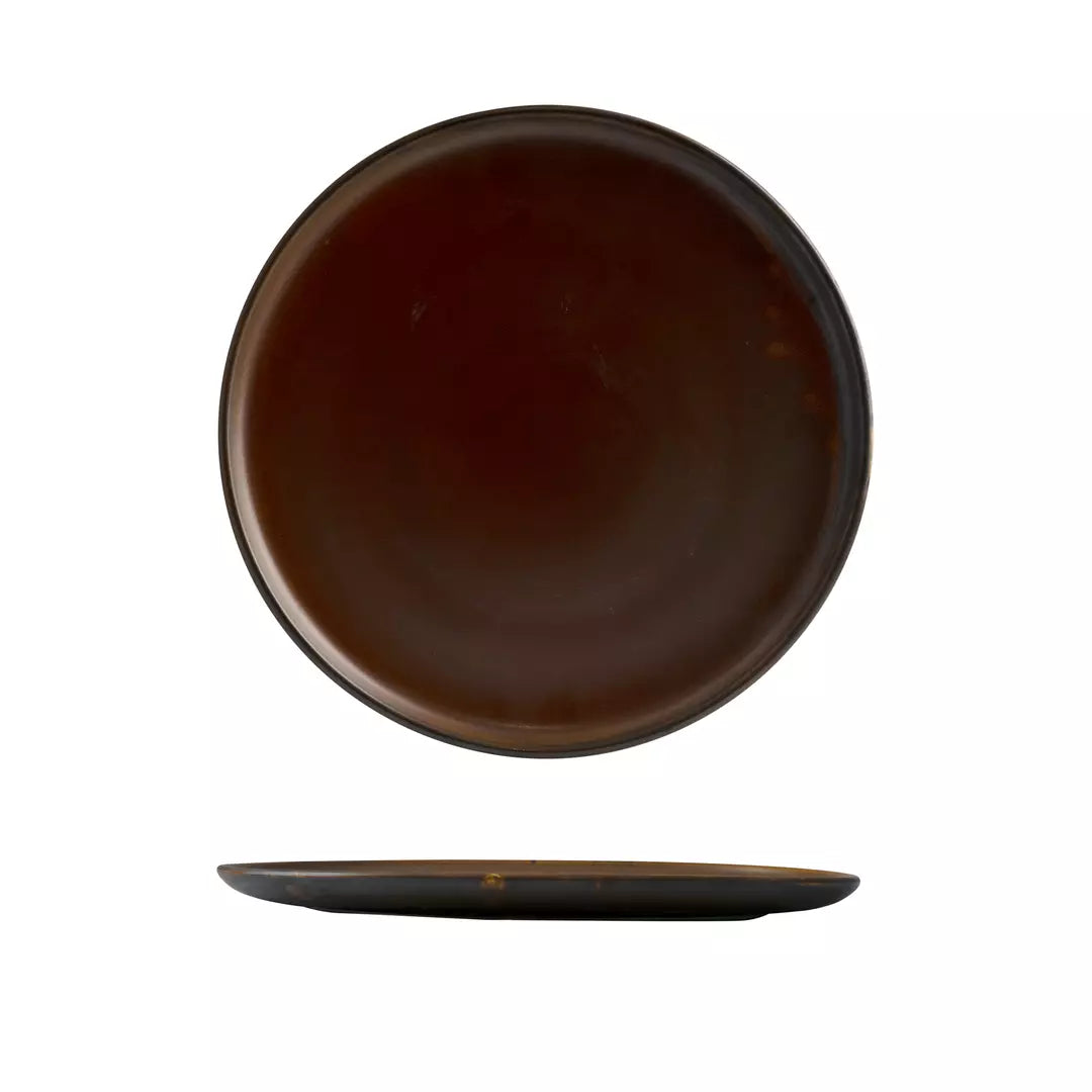 Round Plate - 200mm, Rust: Pack of 6