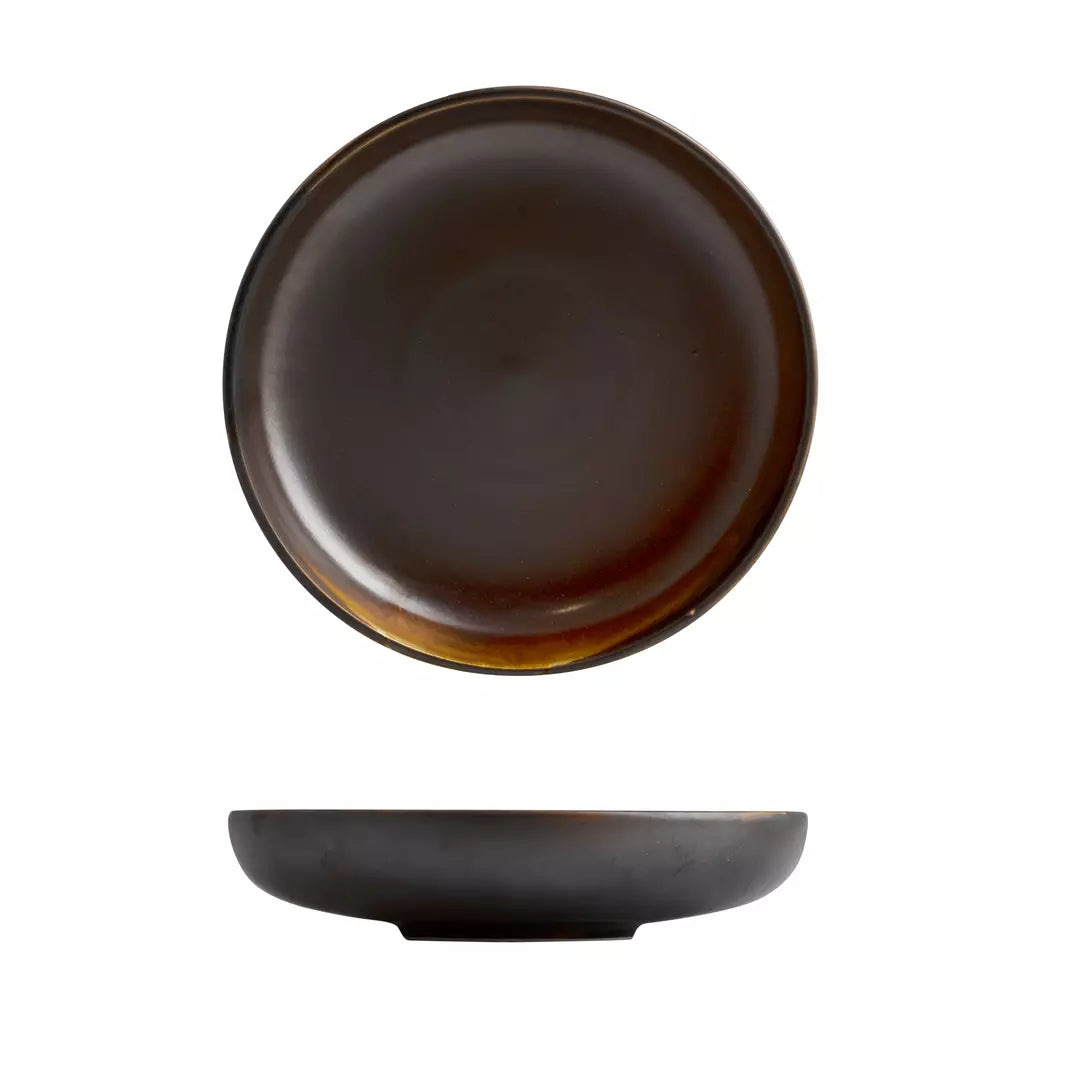 Round Share Bowl - 250mm, Rust: Pack of 4