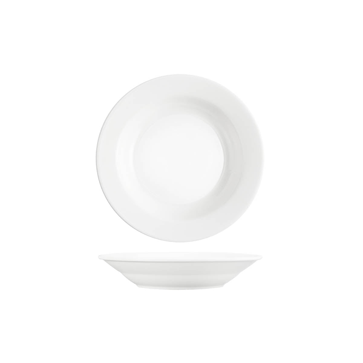 Core White Banquet Round Pasta Plate 210x40mm: Pack of 6