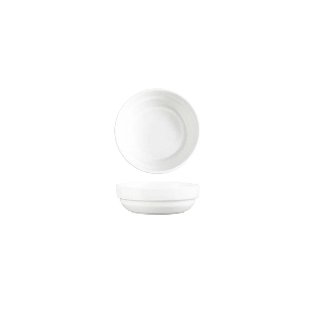 Core White Banquet Oatmeal Bowl Stack 110x40mm: Pack of 6