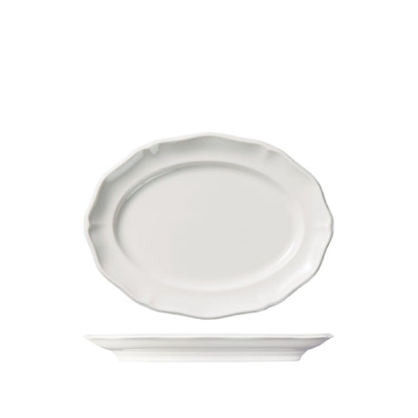 Oval Plate 250 X 190mm Astoria White