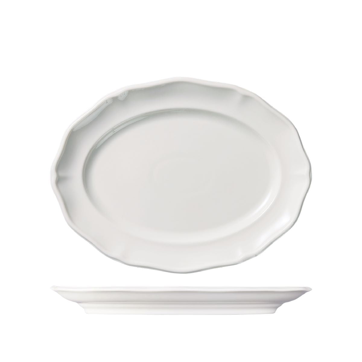 Oval Plate 300 X 230mm Astoria White