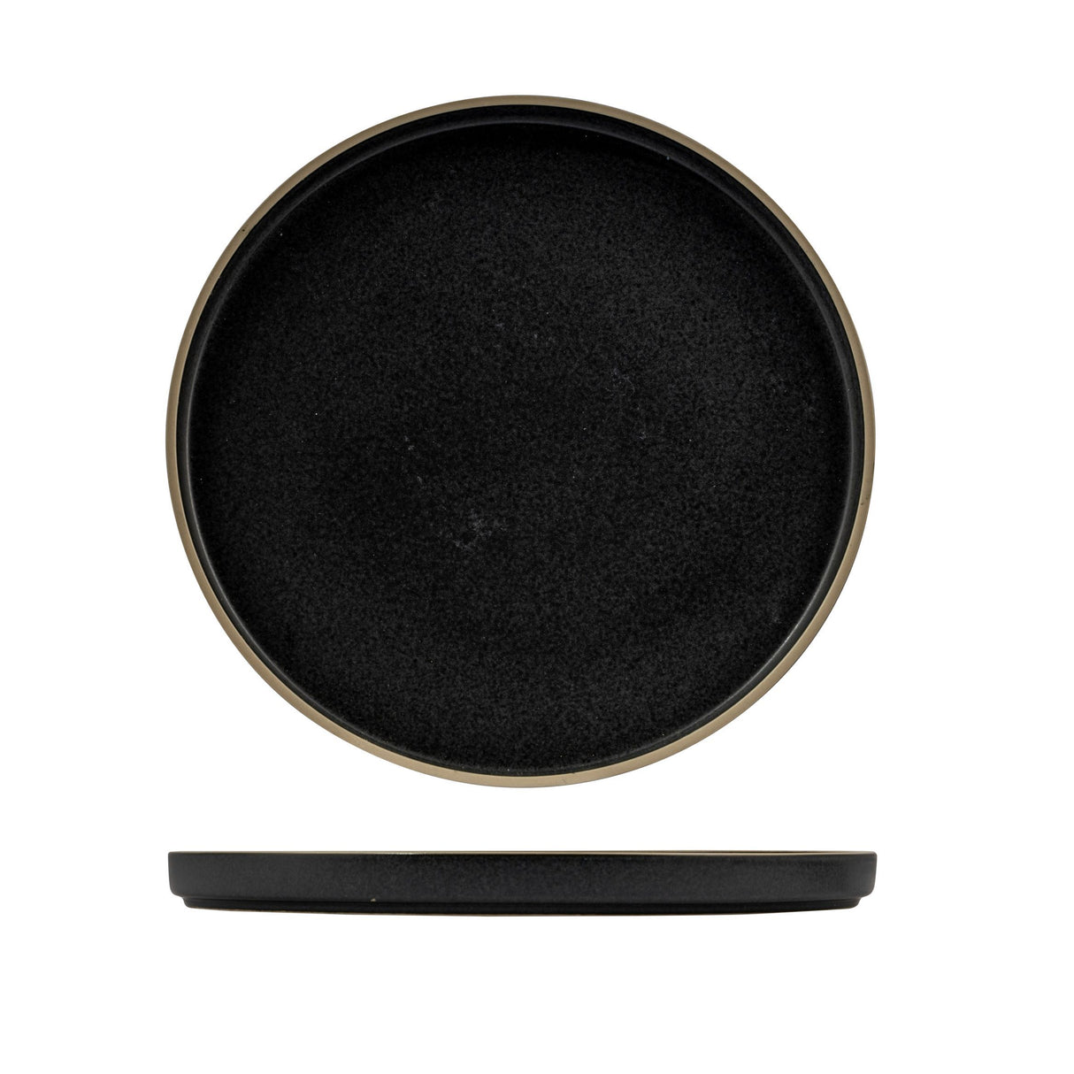 Round Stackable Plate - 270mm, midnight: Pack of 3