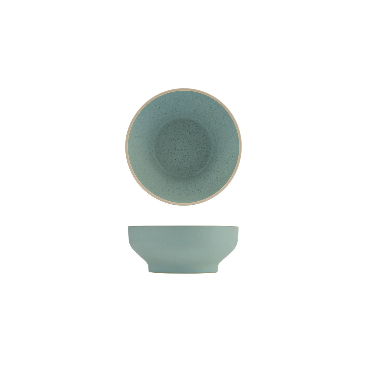 Round Bowl - 182Mm, frosted blue: Pack of 4
