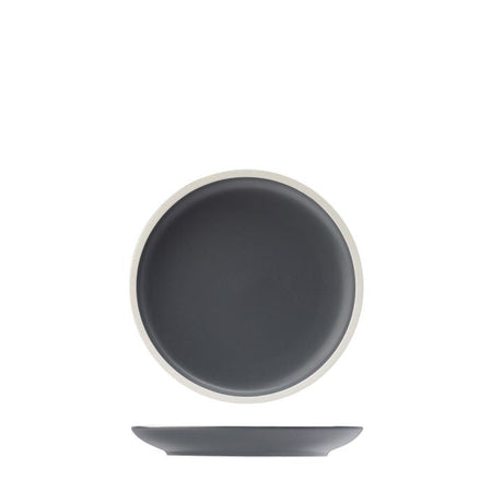 Round Plate - 170mm - Utopia Forma Charcoal: Pack of 6