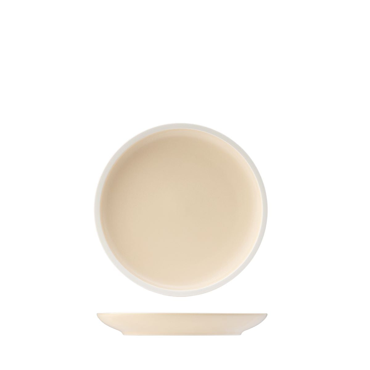 Round Plate - 170mm - Utopia Forma Vanilla: Pack of 6