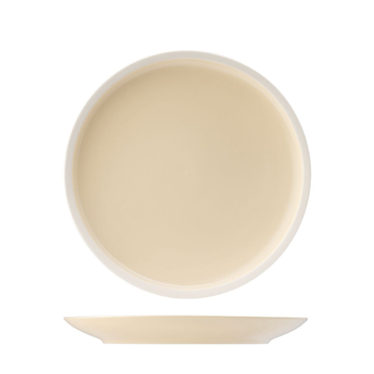 Round Plate - 240mm - Utopia Forma Vanilla: Pack of 6