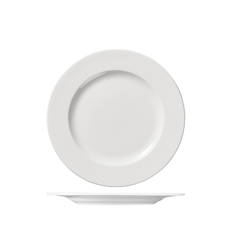 Round Plate Wide Rim 250mm Prime: Pack of 12