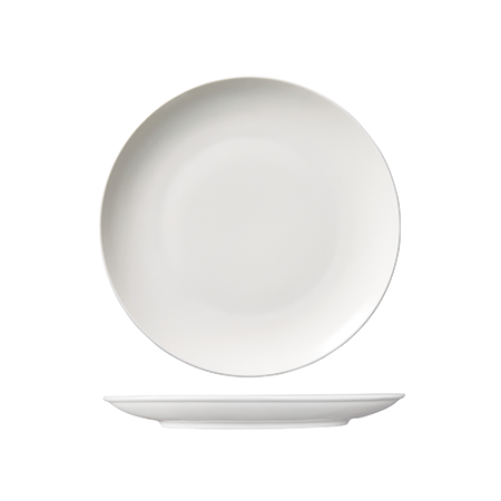 Round Plate Coupe 255mm Vital: Pack of 6