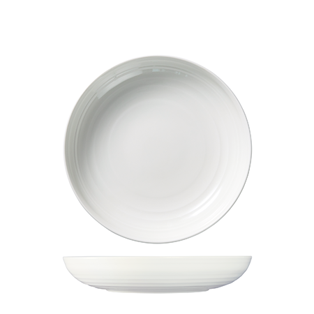 Round Bowl Coupe 250mm, 1320ml Artisan Ivory: Pack of 6