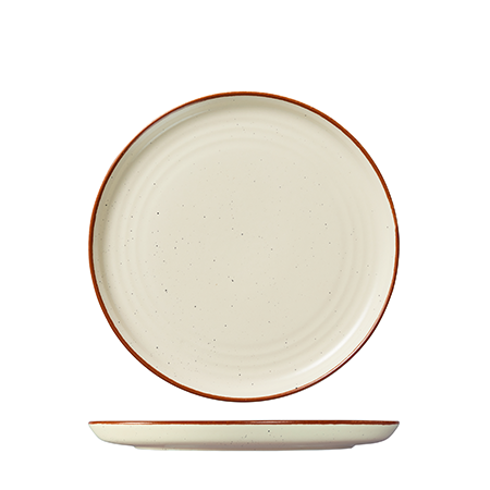 Round Plate Coupe 270mm Artisan Coast: Pack of 6