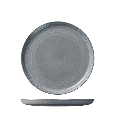 Round Plate Coupe 270mm Artisan Granite Grey: Pack of 6