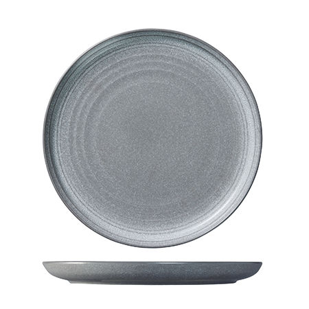 Round Plate Coupe 300mm Artisan Granite Grey': Pack of 6