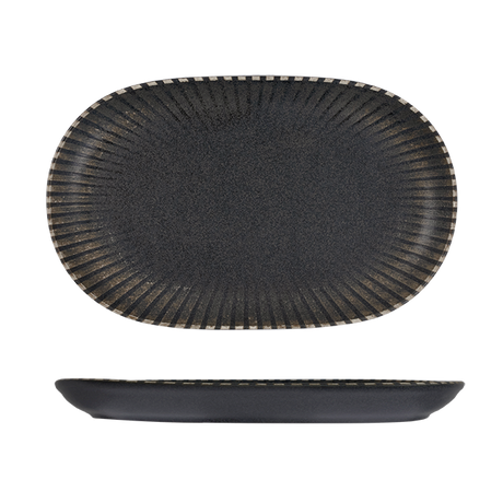 Oval Platter- Coupe 330 x 210mm - Reckless: Pack of 6