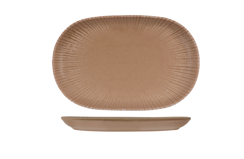 Oval Platter  Coupe370X240mm - Adel: Pack of 6