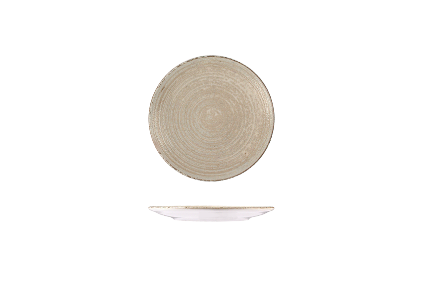 Round Plate - Coupe170mm - Mocha: Pack of 12