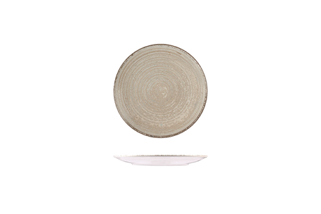 Round Plate - Coupe 230mm - Mocha: Pack of 12