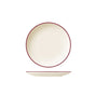 Round Plate Coupe - 170mm  - Modest Maroon: Pack of 12