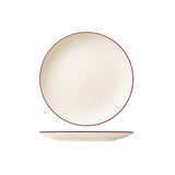 Round Plate Coupe - 300mm  - Modest Maroon: Pack of 6