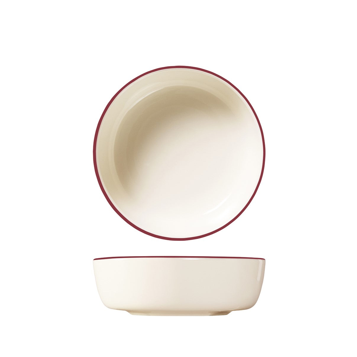 Round Bowl - 170mm - Modest Maroon: Pack of 6