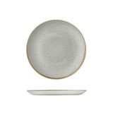 Round Plate-Coupe, 288mm, Raw Grey: Pack of 6