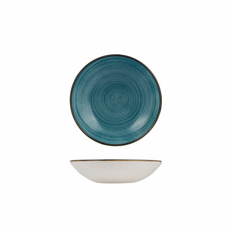 Bowl-Coupe, 182mm / 426ml, Raw Teal: Pack of 6