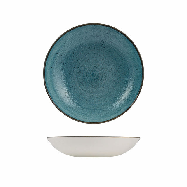 Bowl-Coupe, 248mm / 1136ml, Raw Teal: Pack of 6