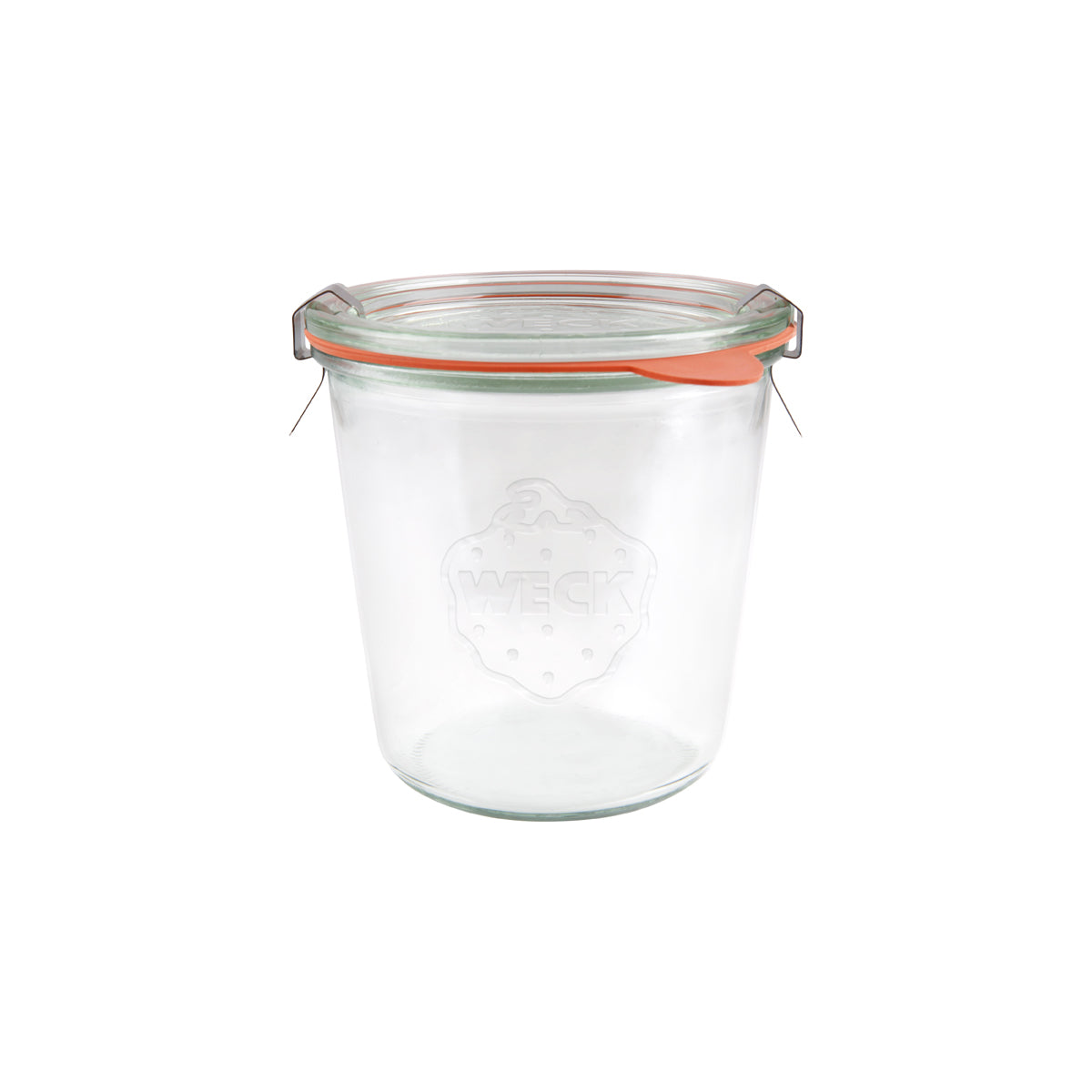 Complete Glass Jar with Lid-Seal and clamps (#742) - 580mL, 100x107mm: Pack of 6